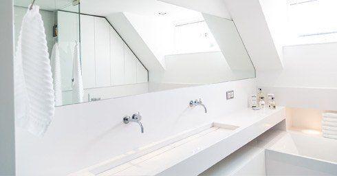 Sereen witte badkamer