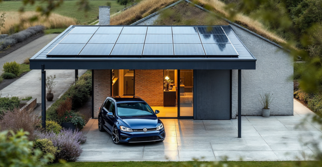 Een carport met zonnepanelen: slim, mooi én helemaal van nu