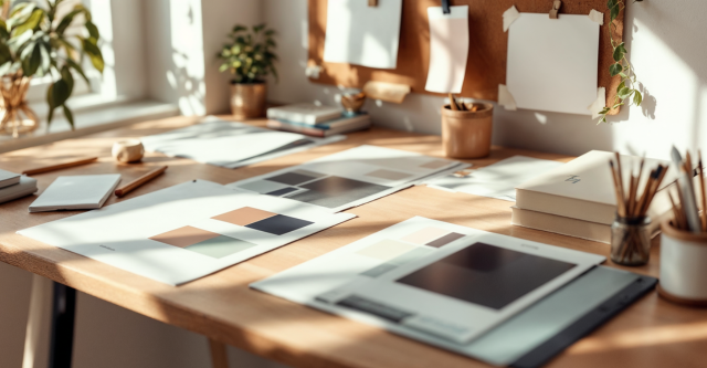 Interieurdesigners gebruiken steeds vaker printmateriaal om hun ideeën te communiceren
