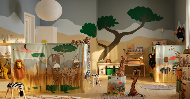 Avontuur in de kinderkamer met de SANDLÖPARE collectie van IKEA