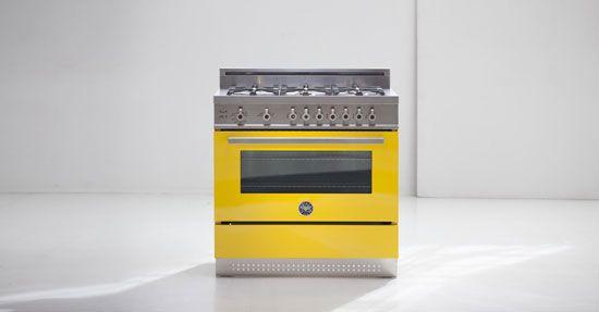 Bertazzoni Professional Serie in geel 