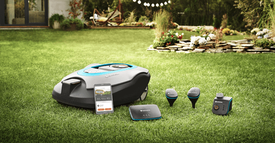 Gardena Smart System Set met Robotmaaier + Besproeier