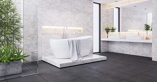 Badkamerstijlen: de moderne badkamer