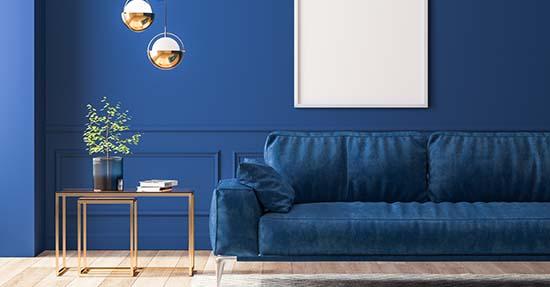 Blauw in je interieur: zo doe je dat