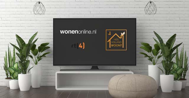 Heel Holland Woont met Wonenonline op  RTL-4 