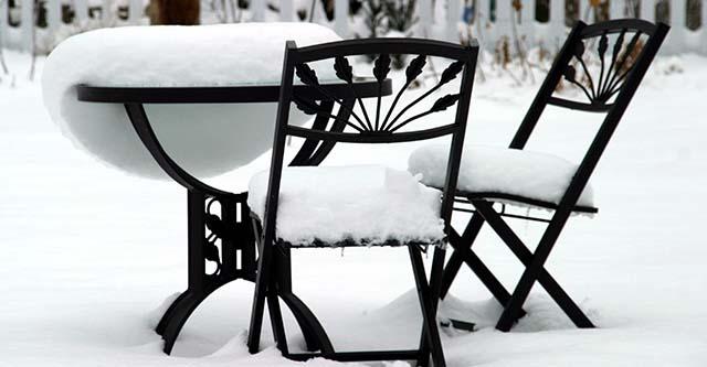 4 tips om jouw tuinmeubelen winterklaar te maken!