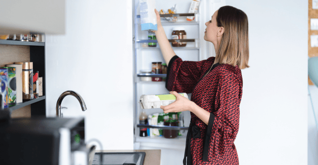 De verschillende soorten koelkasten op een rij 