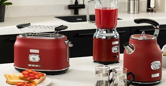 WIN een Retro Waterkoker, Broodrooster of Blender