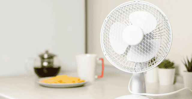 Handig! Een tafelventilator voor het voorjaar en de zomer