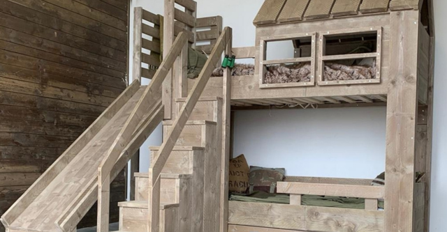 Kind blij maken? Koop een hoogslaper van steigerhout