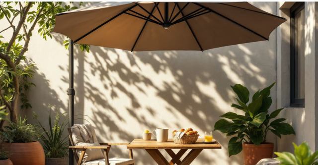 Waarom een zweefparasol de ideale keuze is voor je tuin