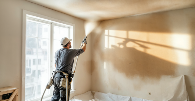 Akoestisch spuiten in de woonkamer vraagt aandacht voor licht en uitstraling