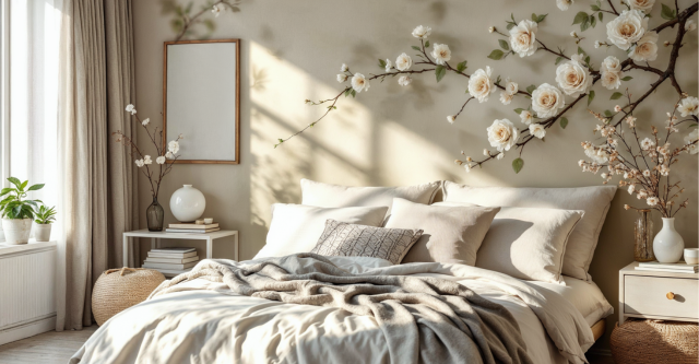 Behang voor de slaapkamer: sfeer, rust en karakter aan de muur