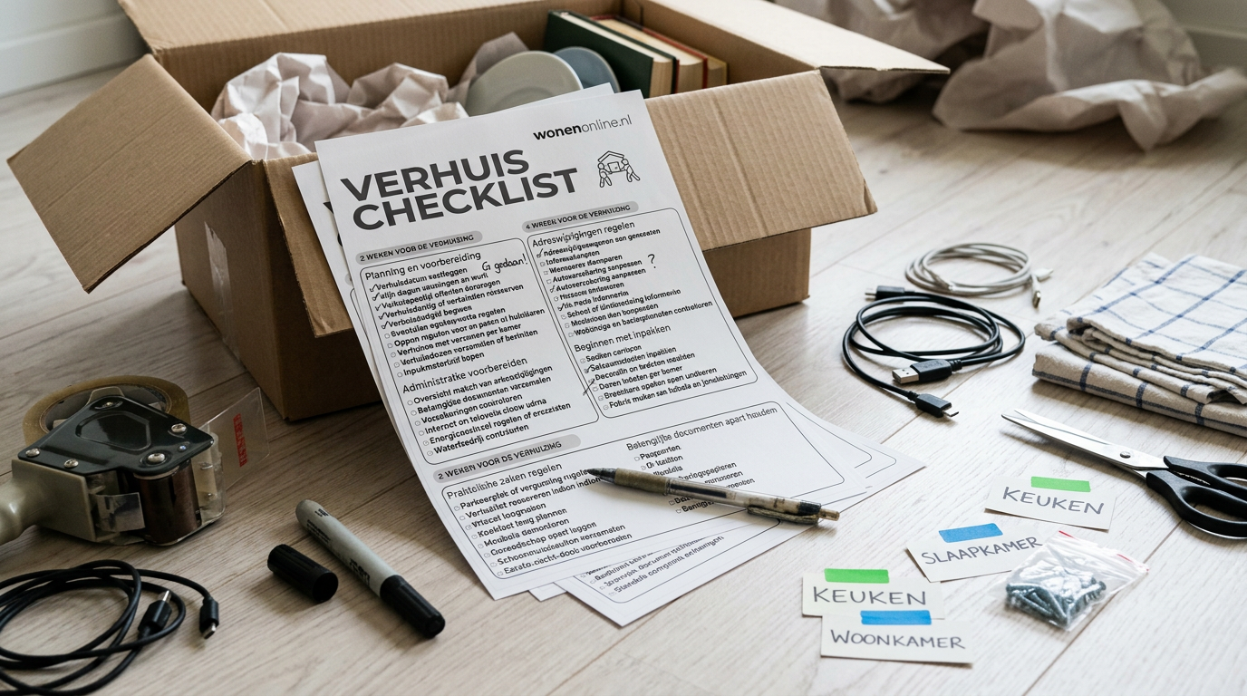 Gratis verhuischecklist