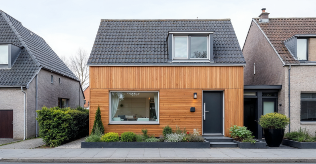 Onderhoudsvrije gevelrenovatie geeft jaren ’70-woning een nieuwe uitstraling