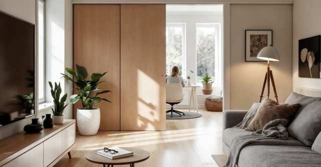 Ruimte scheiden zonder muur: zo kies je tussen schuifwand, vouwwand en gordijn