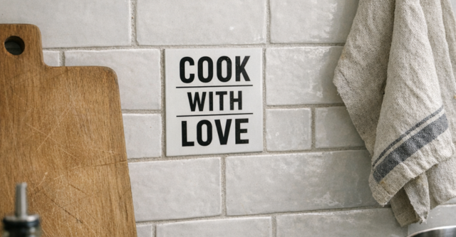 Persoonlijke accenten in huis met een uniek tegeltje