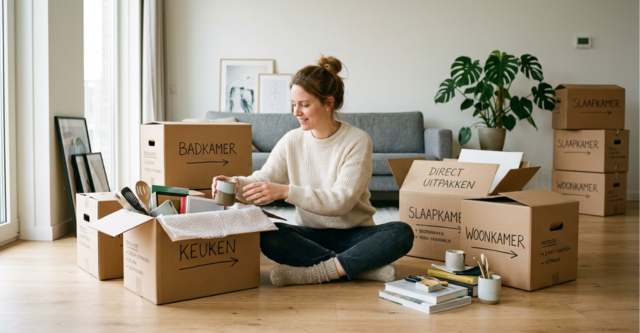 Verhuizen inpakken: slimme tips voor meer overzicht en minder stress