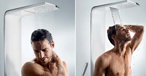 hansgrohe Raindance_Rainfall_douchepaneel_waterval