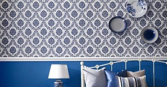 Damask behang