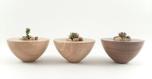 Wooden planters